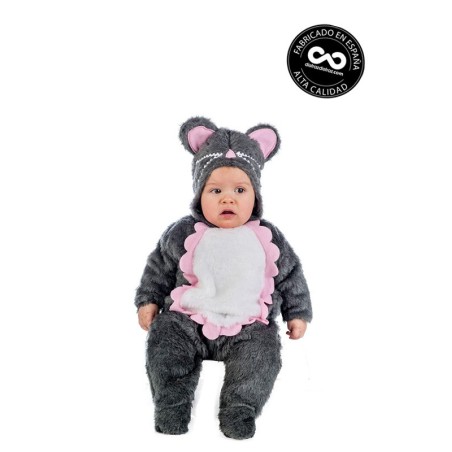 Disfraz Ratita Bebé | Mono Gris y Rosa | En stock