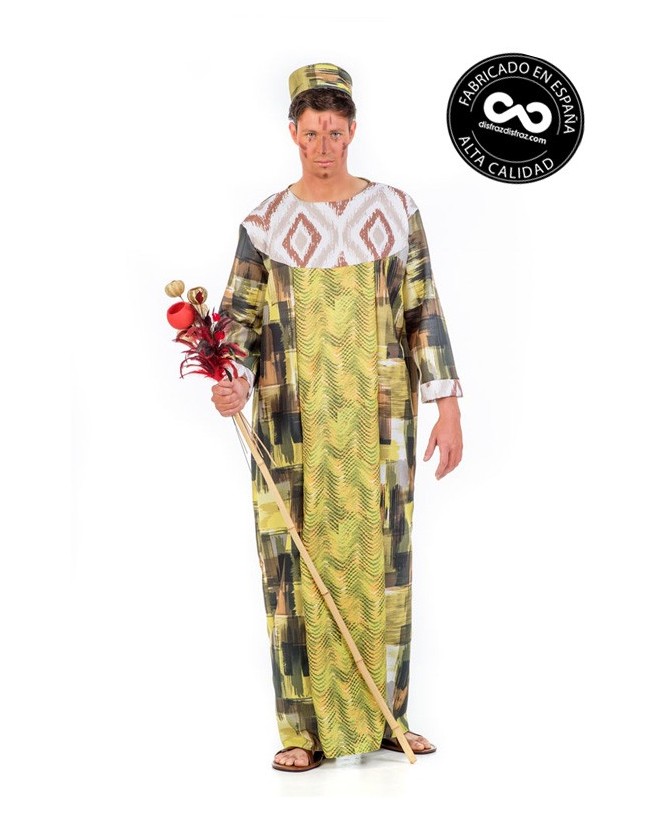 disfraz africano onika hombre