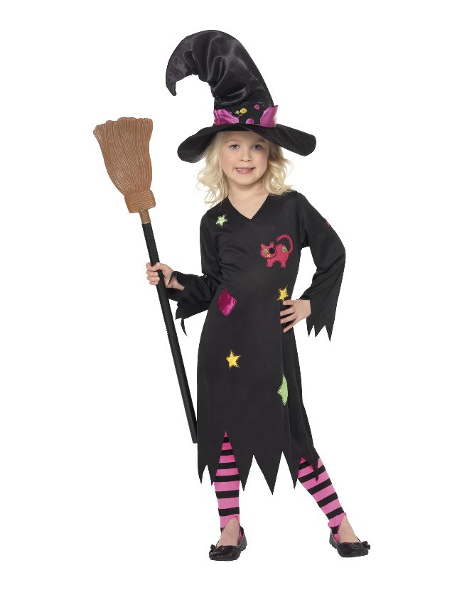 DISFRAZ DE BRUJA CARBONILLA PARA NIÑA |disfrazdisfraz