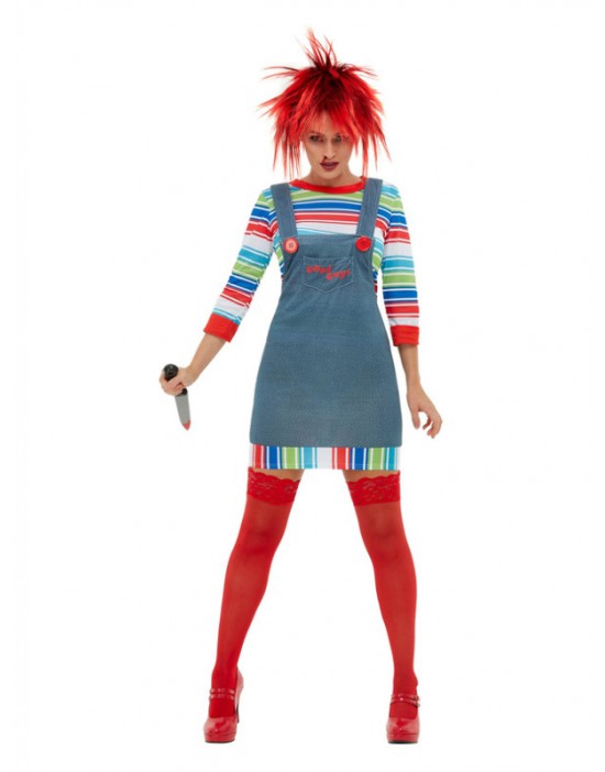 Disfraz de mujer de Chucky,...