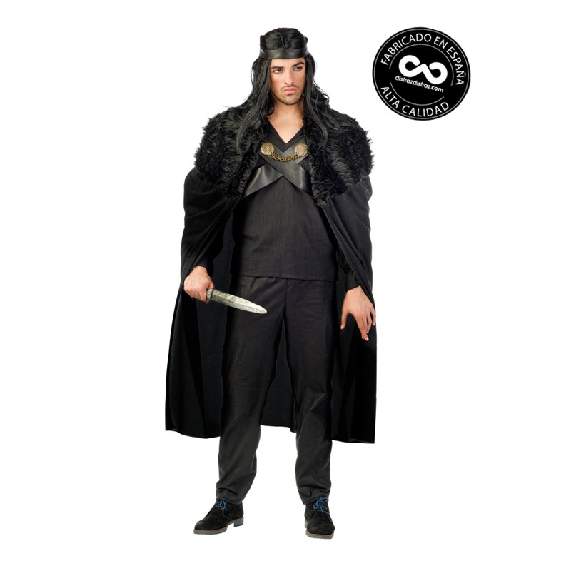 Disfraz de Guerrero Medieval Siete Reinos Negro
