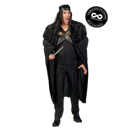 Disfraz de Guerrero Medieval Siete Reinos Negro