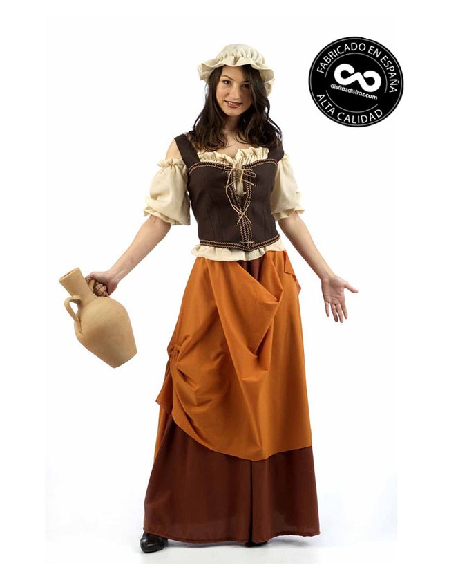 Disfraz de Tabernera Medieval Mencía