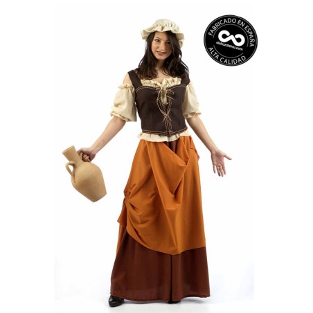 Disfraz de Tabernera Medieval Mencía