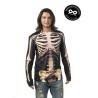 Disfraz de Camiseta Esqueleto
