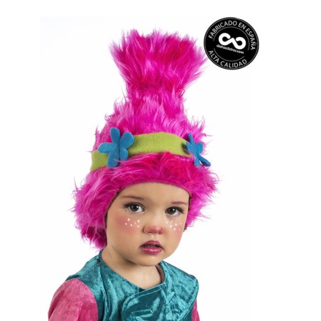 Peluca Troll Niña C/Diadema