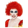 Peluca de payaso loco roja - disfrazdisfraz