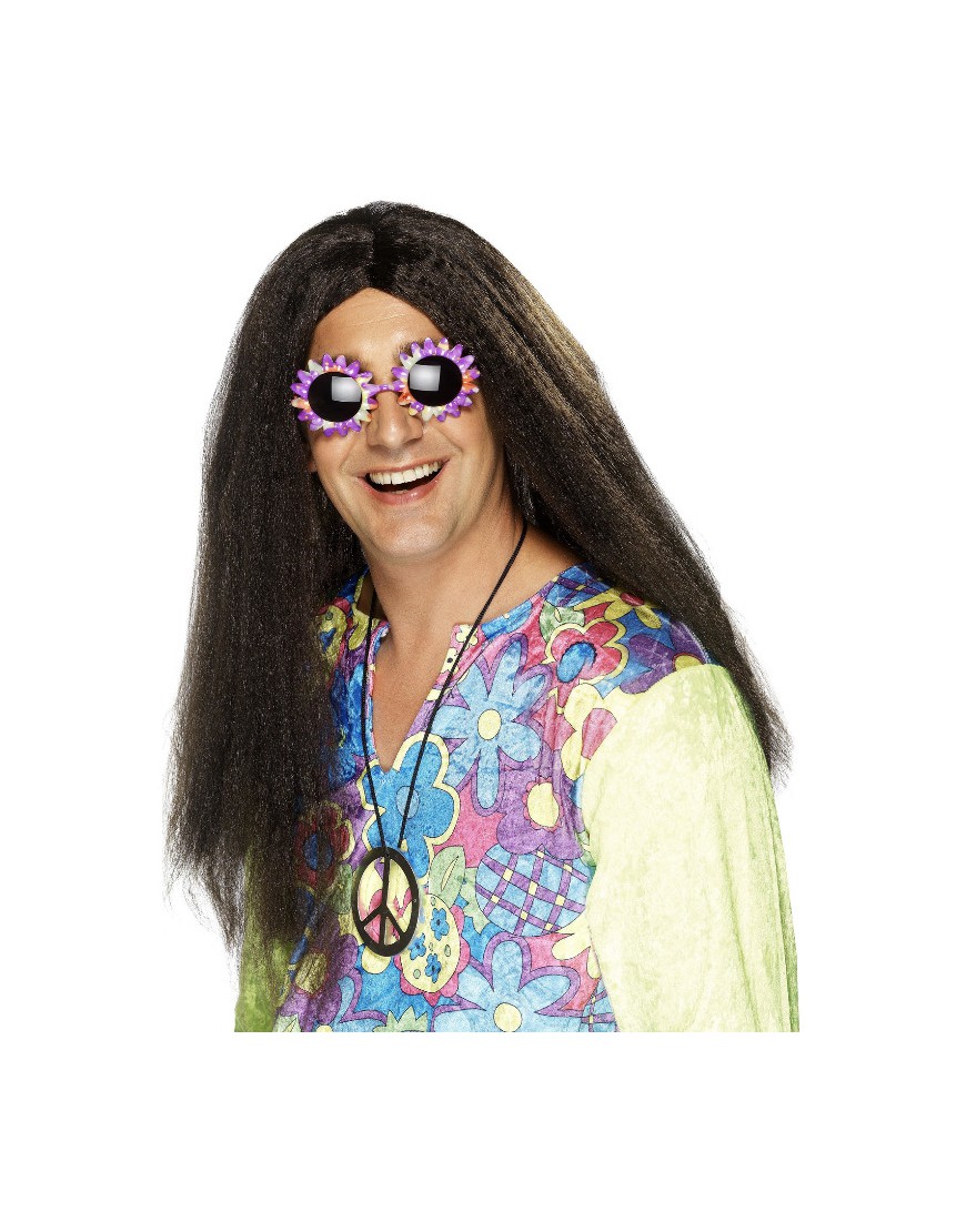 Peluca hippy Disfraces años 60 -