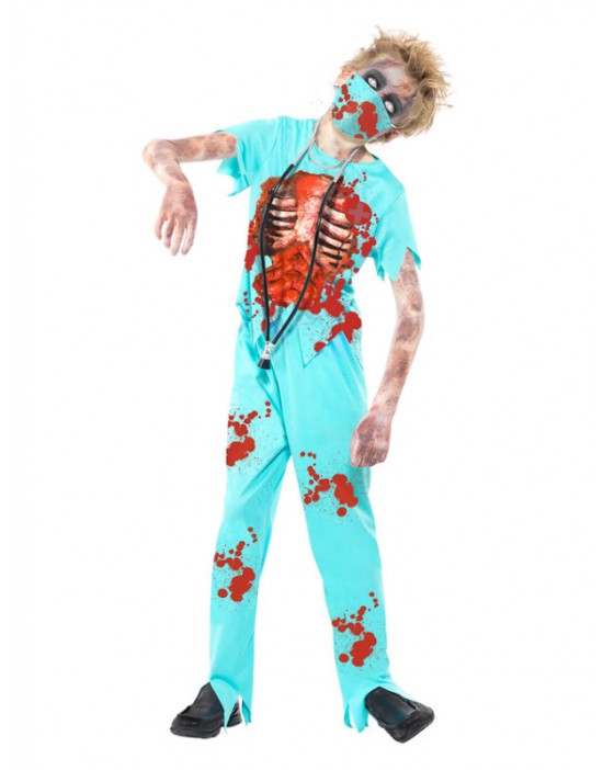 Disfraz de cirujano zombi,...