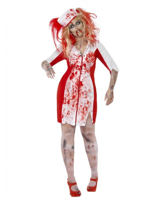 Disfraz de enfermera zombi...