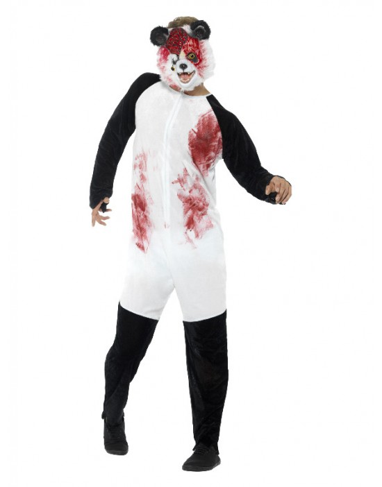 Disfraz de panda zombi,...