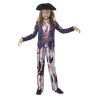 Disfraz de pirata zombie deluxe para niña