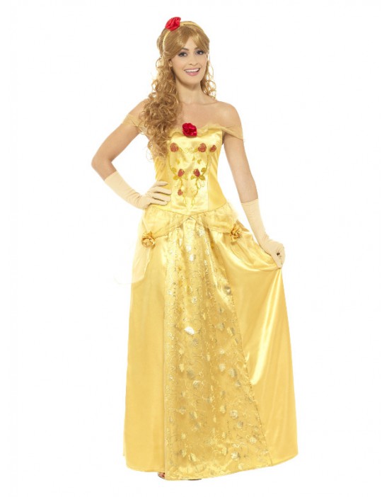 Disfraz de princesa de oro,...