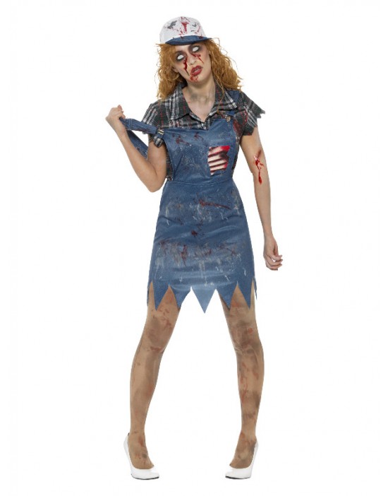Disfraz de mujer, zombi...