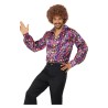 Camisa de hippie con símbolo de la paz - disfrazdisfraz