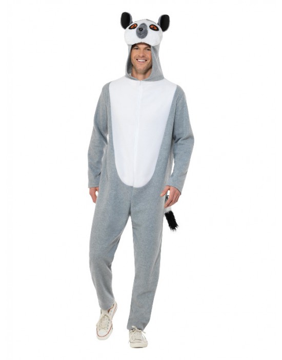 Lemur Costume, Grey, with...