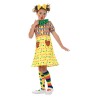 Disfraz de payaso de colores para niña - Disfrazdisfraz