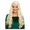 Peluca princesa medieval larga rubia | disfrazdisfraz
