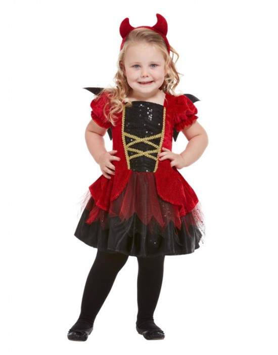 Toddler Devil Costume, Red,...