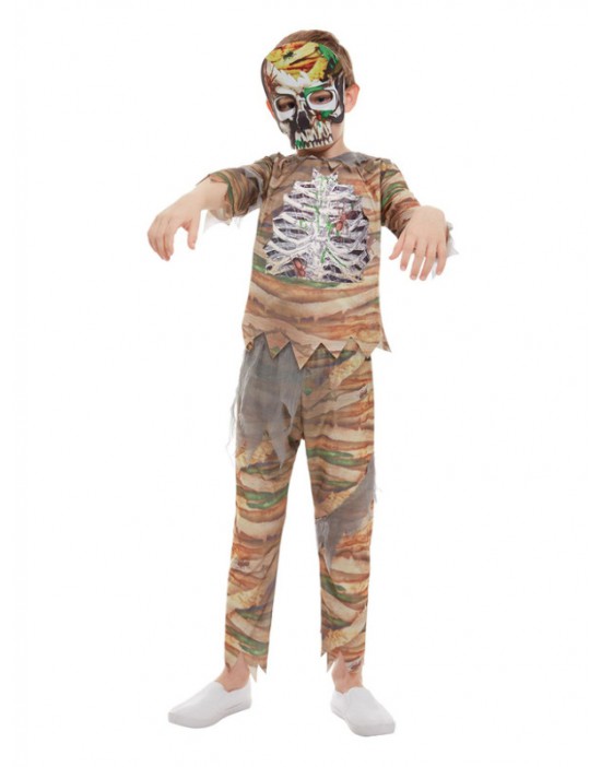 Disfraz de momia zombi,...