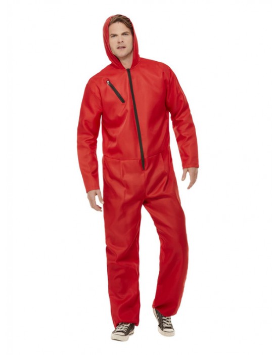 Bank Robber Jumpsuit, Red