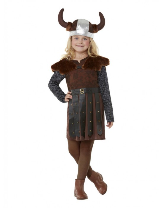 Viking Princess Costume, Brown