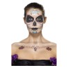 Kit maquillaje y calcomanías catrina. Maquillaje Halloween - Disfrazdisfraz