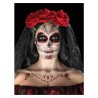 Maquillaje y calcomanías para catrina. Maquillaje Halloween | Disfrazdisfraz