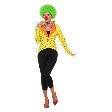 Chaqueta frac de payaso para mujer