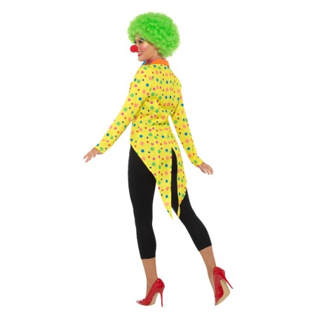 Chaqueta frac de payaso para mujer