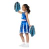 Disfraz de animadora azul para niña