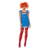 Disfraz Chucky para mujer con top y vestido corto - disfrazdisfraz