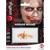 Maquillaje Halloween. Herida libre de látex boca - disfrazdisfraz