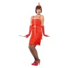 Disfraz de Charleston Rojo para mujer. Disfraces Años 20
