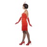 Disfraz de Charleston Rojo para mujer. Disfraces Años 20