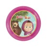 Decoración fiestas y cumpleaños. Platos Masha y El Oso - disfrazdisfraz