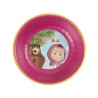 Decoración fiestas y cumpleaños. Bowls Masha y El Oso - disfrazdisfraz