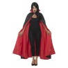 Capa de Vampiro reversible roja y negra - disfrazdisfraz