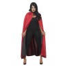 Capa de Vampiro reversible roja y negra - disfrazdisfraz