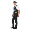 Disfraz de policía para adulto deluxe - disfrazdisfraz