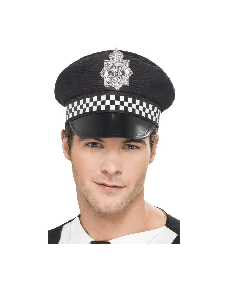 Gorra Policia Calidad-Gorras Sombreros Para Disfraces – disfracesgamar