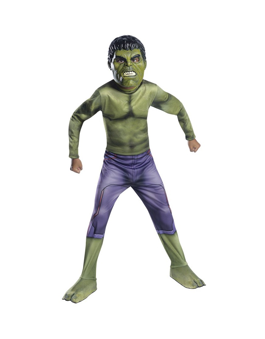 Excluir milagro Familiar Disfraz de Hulk con máscara para niño - disfrazdisfraz