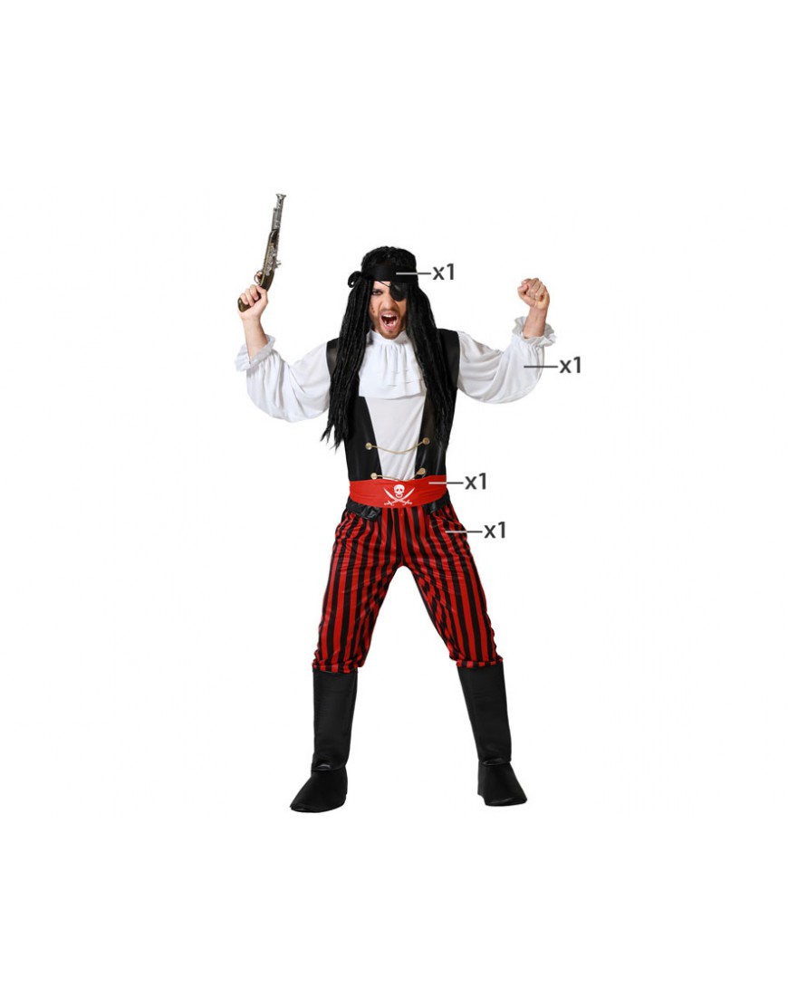 Disfraz de hombre pirata - disfrazdisfraz