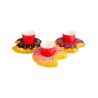 Donut Hinchable Posavasos. Articulos despedidas - Disfrazdisfraz