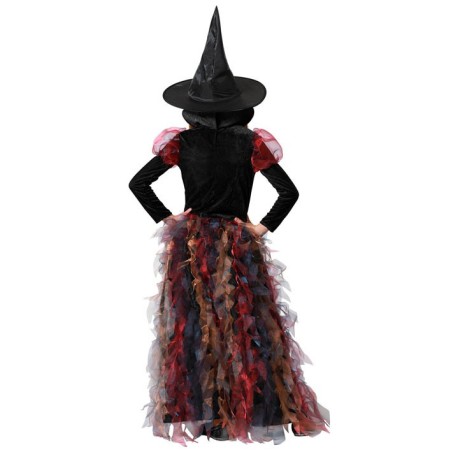 DISFRAZ DE BRUJA VESTIDO MARRON PARA NIÑA  | disfrazdisfraz