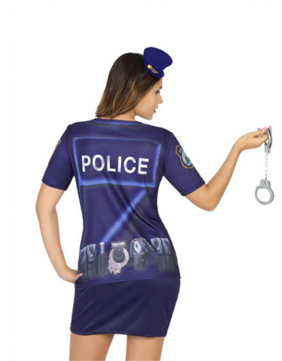 CAMISETA 3D POLICIA  XS-S